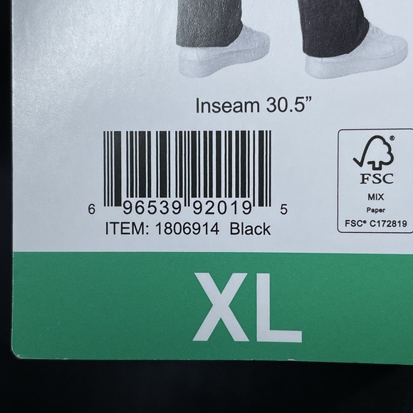 Mondetta Women's XL Straight Leg Pants Black H0761 - Picture 10 of 11